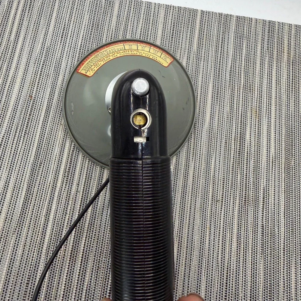 Vintage Ansco Handheld Camera Flash Unit with Reflector and Sync Cord Retro Gear